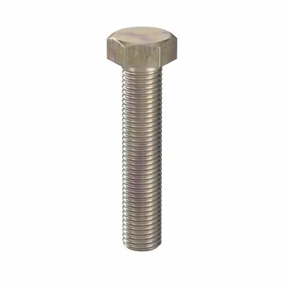 LINDSTROM Hex Head Cap Screw: Steel, Class 10.9, Zinc Yellow, M16, Metric, 80 mm lg - Class 10.9 Steel Hex Head Cap Screws