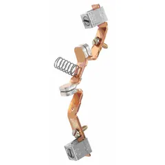Replacement contact kit for Siemens Multiple Class Contactors, NEMA Size 2. Includes one contact and springs. Used to restore electrical continuity in motor control and power distribution applications.