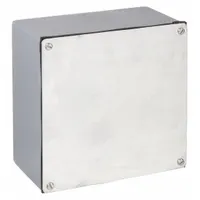 HOFFMAN Enclosure: Steel, 8 in x 8 in x 6 in, NEMA 12/3, Solid Cover, Screw On (MPN A886GSC)