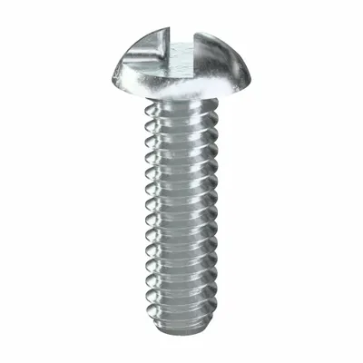 TAMPER-PRUF SCREW Tamper Resistant Screw: #6-32 Thread Size, 1/2 in Lg, Steel, Zinc-Plated - Round Head Tamper-Resistant Machine Screws