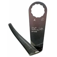 FEIN Oscillating Scraper Blade: 3 3/4 in Blade Wd, 4 3/4 in Blade Lg, Hooked, Steel, 2 Pieces, 2 PK (MPN 63903111019)