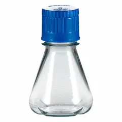 APPROVED VENDOR Polycarbonate Erlenmeyer Flask, Baffled Base, 125 mL, Sterile