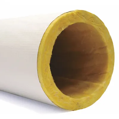 OWENS CORNING Pipe Insulation: Tube, Fiberglass, Slit with Adhesive and Flap - Fiberglass Straight Tube Insulation
