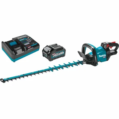 MAKITA Battery-Powered Hedge Trimmer Kit: XGT Platform, 3/8 in Cutting Wd, 30 in Blade Lg - Battery-Powered Standard Hedge Trimmers