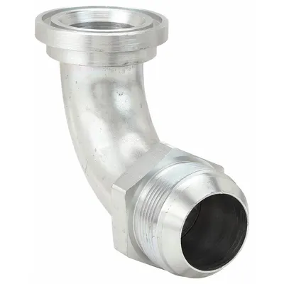 AEROQUIP Hydraulic Hose Adapter: 1 1/4 in x 1 1/4 in Fitting Size, Female x Male - NPTF-to-NPTF Steel Hydraulic Hose Adapters