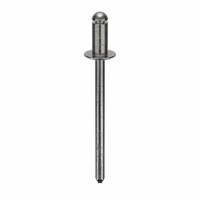 POP AVDEL Blind Rivet,1 9/26" L,0.122" dia,PK500: Inch, 1 11/32 in Overall Lg, 1/4 in Body Lg - Domed-Head Blind Rivets