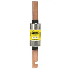 Fast-acting cylindrical fuse rated 200 A and 600 V DC with AC/DC voltage compatibility. Designed for overcurrent protection in DC circuits such as combiner boxes and inverters in photovoltaic systems.