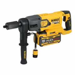 DEWALT Core Drill Kit: Handheld, FLEXVOLT®, 6 3/8 in Coring Capacity in Concrete, Electronic, 60V DC (MPN DCD150Z2). Key specifications — attr1256993: No; attr1256995: 60V DC; attr1256930: Electronic; attr1256932: (2) 15.0 Ah; attr1256941: Handheld; attr1256931: Yes; attr1288075: Stand Not Included; attr1326416: 2 Batteries, 1 Charger.