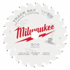 This 6-1/2" diameter combo blade features 24 teeth with a 0.06" cut width and 20 mm arbor. Designed for cutting OSB and other wood materials, it is suited for framing, sheathing, and general construction applications.