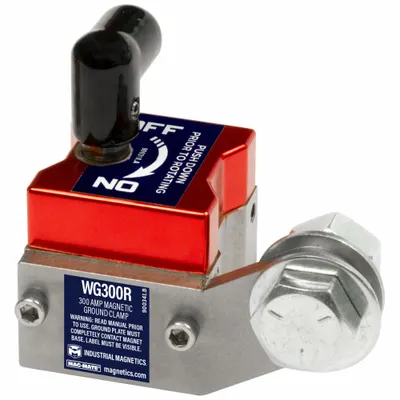 MAG-MATE WG300R Switchable Magnetic Ground Clamp, 300 A, 4 AWG, 150 lb Pull - Switchable Magnetic Ground Clamps