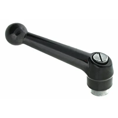 OEM Adjustable Handle: Zinc w/ SS Thread - Machinable Ball-Style Adjustable Handles