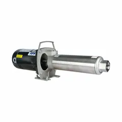 This horizontal booster pump from FRANKLIN ELECTRIC is a 3/4 hp single-phase unit with an open drip-proof (ODP) enclosure. It operates on 115/230V AC and provides a shut-off pressure of 143 psi. Typical applications include boosting water pressure in residential and light commercial systems, such as for well water supply, municipal line boosting, or irrigation.
