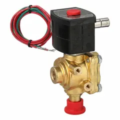 This 4-way/2-position solenoid valve is designed for controlling double-acting pneumatic actuators. It features a 1/4 in pipe size, 120V AC voltage, and an explosion-proof/watertight coil enclosure. The NAMUR mount allows direct integration with quarter-turn actuators. Suitable for use in industrial automation and process control systems requiring directional control of air or inert gas.
