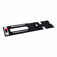 A guide rail accessory for track saws, 13 3/8 inches long, designed to facilitate precise crosscuts and square cuts. Includes a Compact Track Clamp for securing the workpiece. Suitable for woodworking and construction tasks requiring accurate, repeatable cuts