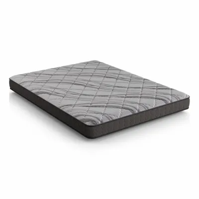 DIAMOND Bed Mattress: Twin, Firm, Stretch Knit Fabric, Foam, 7 in Overall Ht - Mattress-in-a-Box