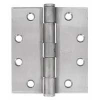 Full mortise-mount butt hinge with 1 3/4 in leaf width, made of stainless steel. Features concealed bearing type and removable pin. Suitable for door mounting in commercial and industrial applications where corrosion resistance and smooth operation are required