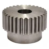 Spur Gear: Inch, Pitch 16, 18 Teeth, 3/4 in Bore Dia, 20° Pressure Angle, Steel, 1.13 in Pitch Dia (MPN YB1834)