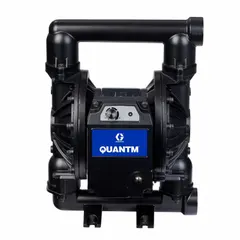 This GRACO electric diaphragm pump features an aluminum housing and 2-inch NPT fluid connections. It operates on a nameplate voltage of 380-480V AC. Typical applications include fluid transfer in industrial settings such as chemical processing and water treatment.