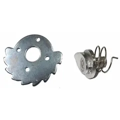 Steel latch pawl assembly for RHA Series and RWA Reel Series. Used to secure and release the reel mechanism in industrial hose or cable reels. Provides reliable latching during operation.
