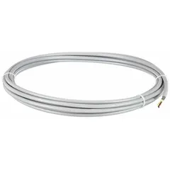 This continuous flexing control cable from the Chainflex CF78-UL series features 18 AWG, 3 conductors with a ground, single copper conductors with black/white numbered color coding, and a PUR jacket. It offers notch resistance and meets CE standards. Minimum bend radius factors are 4 x OD for fixed installation, 5 x OD for flexible use, and 6.8 x OD for e-chain applications. Suitable for use in cable carriers and automated machinery requiring reliable signal or control power transmission.