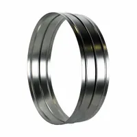 AMERIC Duct to Duct Connector: 5 3/8 in Lg, 20 in Outlet Dia, For Use With VAF8000B-3, Gray, Steel (MPN AM-CG20)