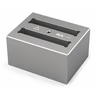 IKA Dry Block: Anodized Aluminum, 3 3/4 in Overall Wd, 3 in Overall Lg, 25 3/8 mm Well Dp (MPN 4470700)