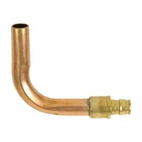 UPONOR Barbed Fitting Adapter: 1/2 in ID x 1/2 in Pipe Size, Barbed, Brass, Expansion (MPN LF2885050)