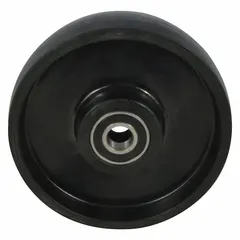 This main wheel kit is a replacement part for Dayton pallet jacks, specifically model 4YX97. Constructed with a nylon wheel and steel components, it restores mobility by replacing worn or damaged main wheels. Suitable for use in warehouses, distribution centers, and industrial facilities.