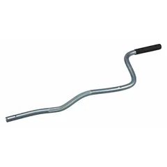 This belt tensioner handle is a hand truck frame attachment used to tension or release belts for securing loads during transport. Constructed of plastic and steel, it has an overall length of 29 1/2 inches and an overall width of 5/8 inches. Suitable for use in warehouses, distribution centers, and industrial facilities.
