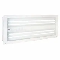 GLOBAL FINISHING SOLUTIONS Paint Booth Light Fixture: 5,000 lm, T5 Temp Code, 5000K, 54 W, 120V AC (MPN LABW-I4T5-D12)