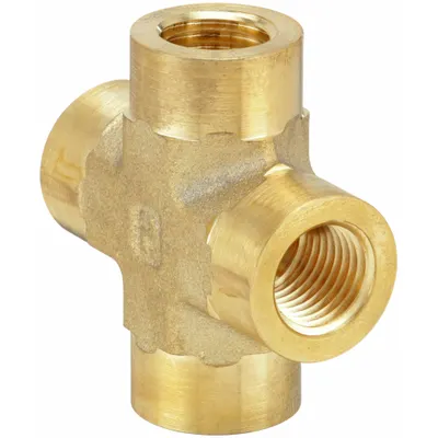 PARKER 1/4 KMMOO-B Threaded Extreme-Pressure Hydraulic Pipe Cross - Threaded Extreme-Pressure Hydraulic Pipe Fittings