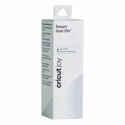 CRICUT Smart Iron-on Material: White, 24 in, 5 1/2 in (MPN 2007201) - Die Cutting Materials