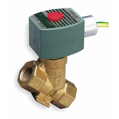 REDHAT Solenoid Valve: 2-Way, Normally Closed, 1/2 in Pipe Size, 110V AC/120V AC - 2-Way/2-Position, Normally Closed Solenoid Valves