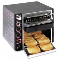 Radiant Conveyor Toaster: 800 Slices per Hour, 10 1/2 in Conveyor Wd, 2,840 W Watt, XTRM-2 208V