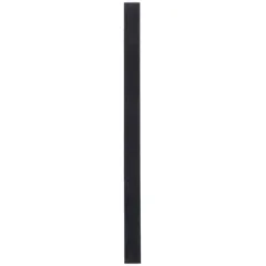 Pre-cut hook-and-loop cable tie strips for bundling and managing cables, wires, and hoses. Each strip is 6 inches long and 0.75 inches wide, accommodating a maximum bundle diameter of 1.50 inches. Made of nylon with a polyethylene hook-and-loop closure in black. Pack of 10.