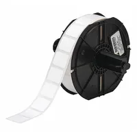 Pre-Cut Label Stock Roll: 3/4 in x 29/32 in, 3/4 in, Autoclavable Polyester, White, -112°F to 266°F (MPN B33-194-481)
