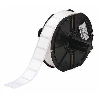 BRADY Pre-Cut Label Stock Roll: 3/4 in x 29/32 in, 3/4 in, Autoclavable Polyester - Brady Precut Label Rolls