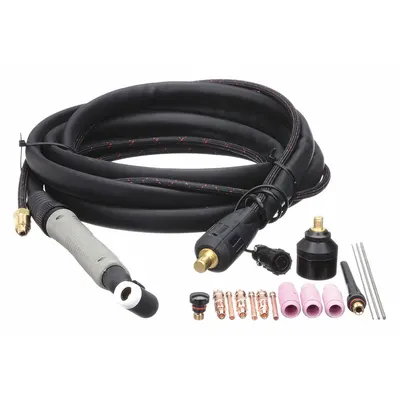 ESAB Torch Kit: Air-Cooled, 26, 12 1/2 ft - Air-Cooled TIG Torch Kits