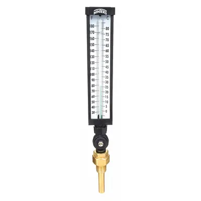 WINTERS Lead-Free Adjustable-Angle Thermometer with Thermowell, TIM104LF