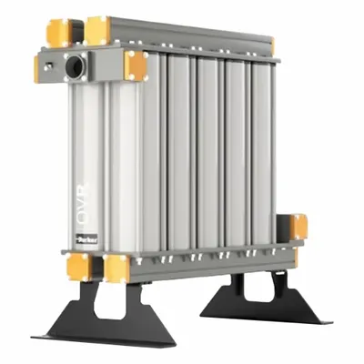 Parker Compressed Air Filter: 2 1/2 in NPT, 1,380 scfm, 232 psig Max Op Pressure - Activated Carbon Filters for Odor & Oil Vapor Removal