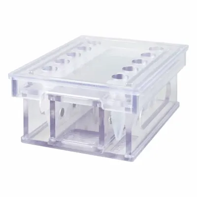 POLTEX Mag Bead Separation Rack: 8 1/2 in Overall Wd, 3 3/4 in Overall Ht, 6 3/4 in Overall Lg - Lab Storage Racks