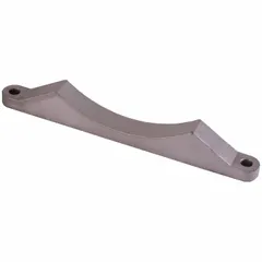 This aluminum conduit carrier accessory features a silver finish and an overall length of 8 inches. It is designed for organizing and transporting conduit in vans or work trucks, supporting efficient material handling for electrical, machining, and HVAC applications.