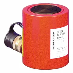 Single-acting hydraulic ram with 30 ton nominal capacity and 2 in nominal stroke length. Used for lifting, pressing, and positioning in industrial maintenance, construction, and manufacturing applications.