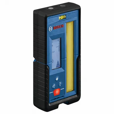 BOSCH Laser Receiver: Includes Batteries, Blue, AA, Green/Red, 1 3/8 in Overall Ht - Laser Level Receivers