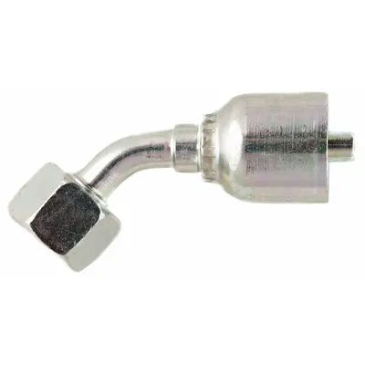 PARKER 1B143-8-8 45° Elbow Crimp Hydraulic Hose Fitting - Parker Crimp Hydraulic Hose Fittings with BSPP Connection