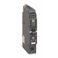 Single-pole bolt-on miniature circuit breaker rated 15 A at 277V AC, with a maximum interrupting rating of 35kA at 277V AC. Suitable for overcurrent protection in commercial and industrial electrical distribution systems when installed in compatible panelboards.