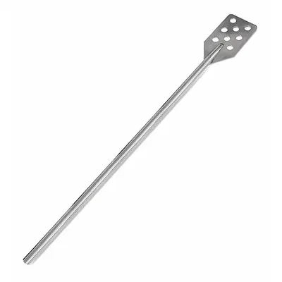 SANI-LAV Mixing Paddle: 36 in Overall Lg, 9 3/4 in Blade Lg, 1 Piece, Perforated - Stainless Steel Hygienic Mixing Paddles with Holes