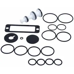 This air end repair kit is designed for servicing the air motor section of compatible double diaphragm pumps. The kit includes a spool and is used to replace worn components in industrial fluid-handling applications.