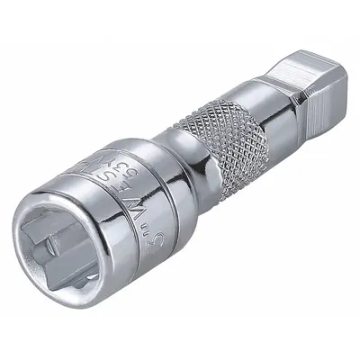 WESTWARD Socket Extension: 1/2 in Input Drive Size, 1/2 in Output Drive Size, 3 in Overall Lg - 1/2" Drive Hand Socket Extensions