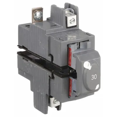 PUSHMATIC Miniature Circuit Breaker: 30 A Amps, 120/240V AC, 1.5 in Wd, 10kA at 120/240V AC - Pushmatic Miniature Circuit Breakers